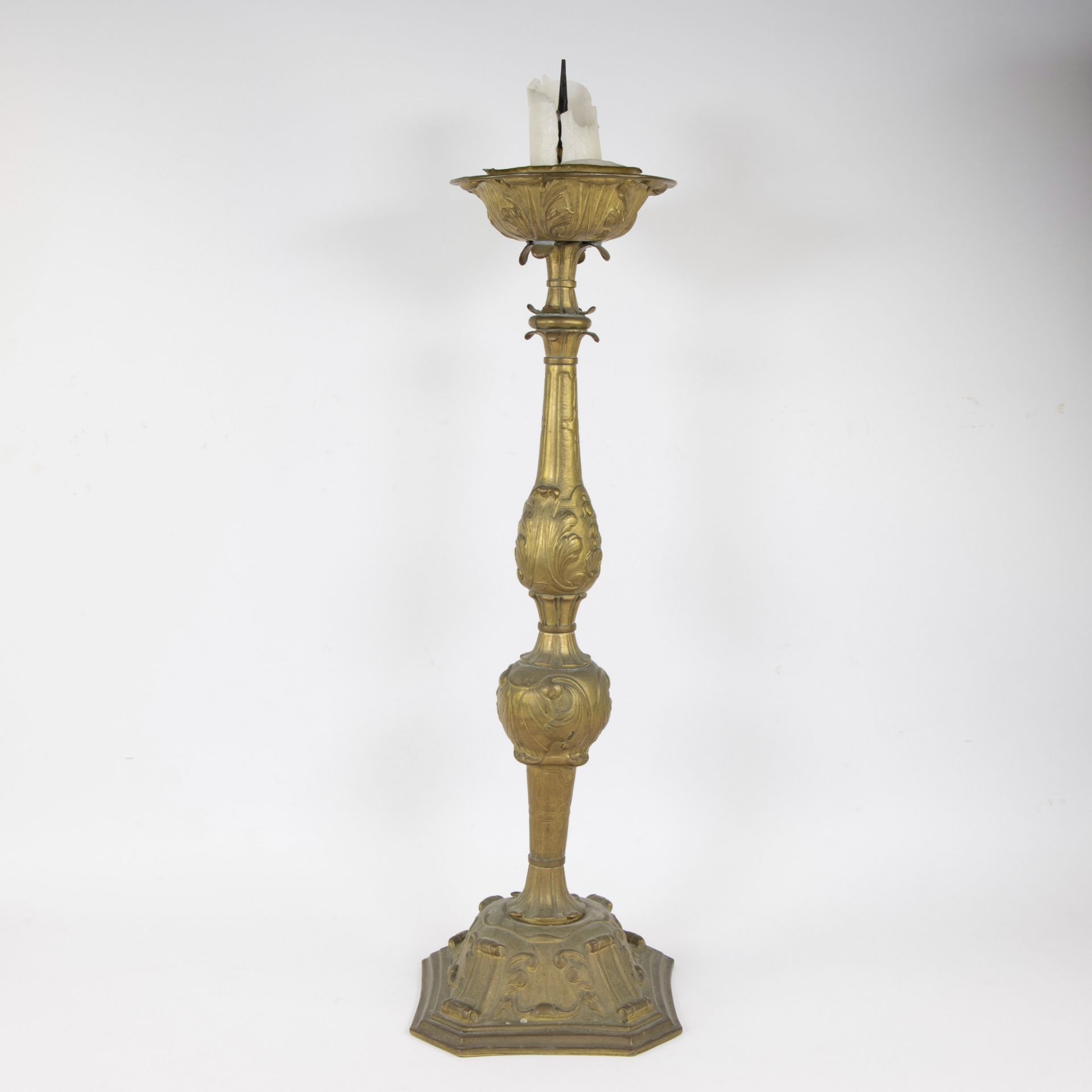 Early 18th century candlestick, Liège - Bild 2 aus 4