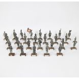 Large collection of tin soldiers GARDE IMPERAL EMPEREUR DES FRANCAIS