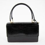 Vintage Delvaux handbag in crocodile