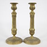 Pair of Charles X candlesticks