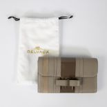 Delvaux Simplissime travel wallet shades camaïeux with matching storage bag