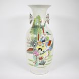 Chinese baluster vase famille rose ca 1900