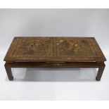 Chinese coffee table decorated with mythical animals