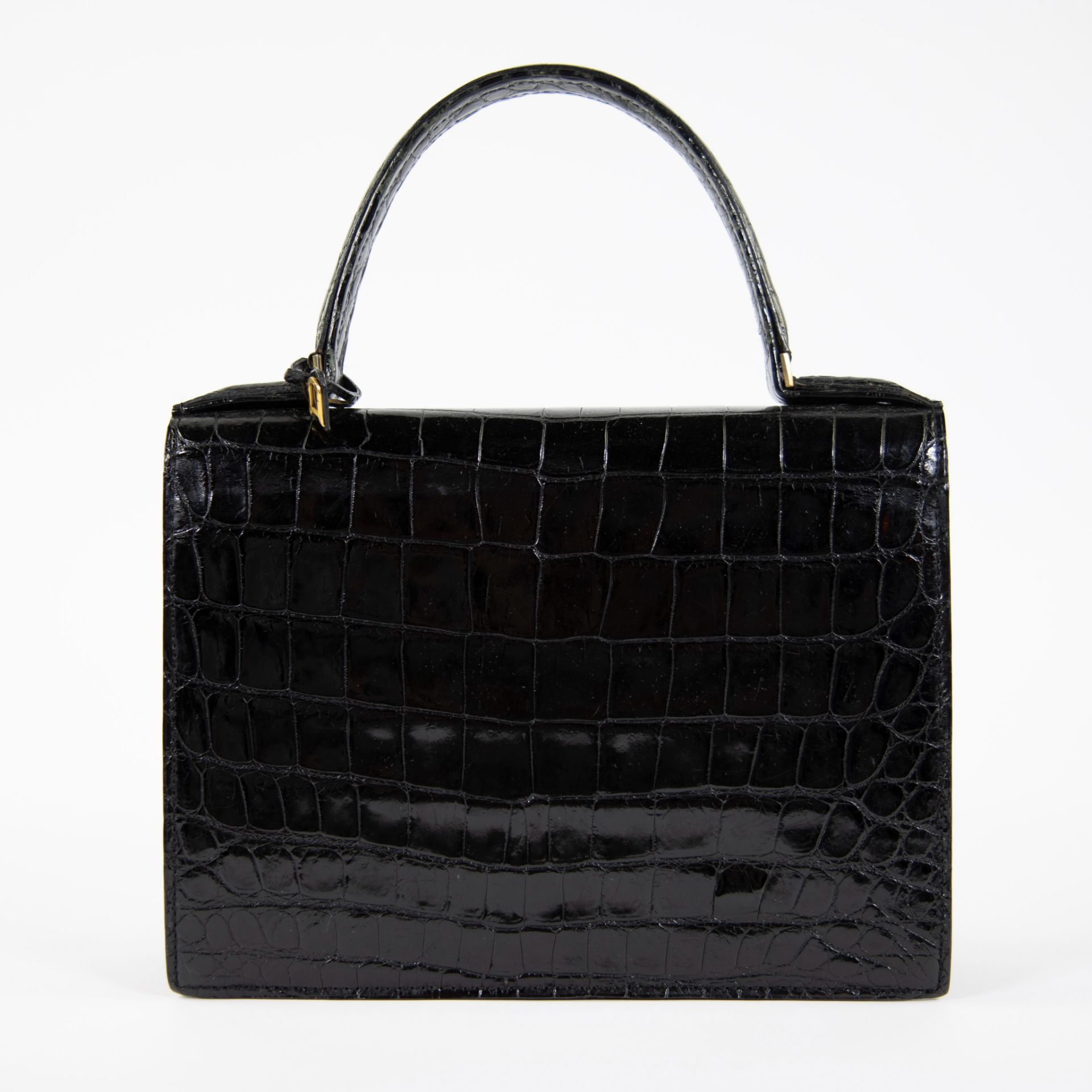 Vintage Delvaux handbag in crocodile - Image 3 of 5