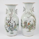 Collection of 2 Chinese vases, 19th century
