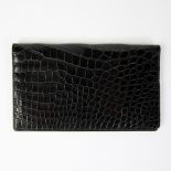 Delvaux pochette in croco