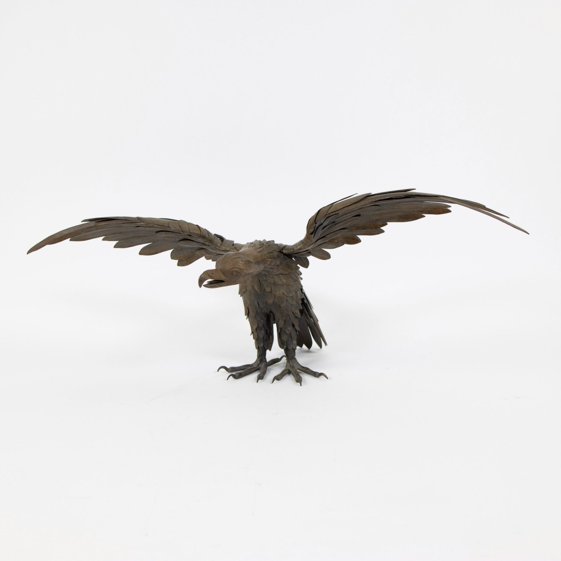 Exceptionally fine wrought iron eagle