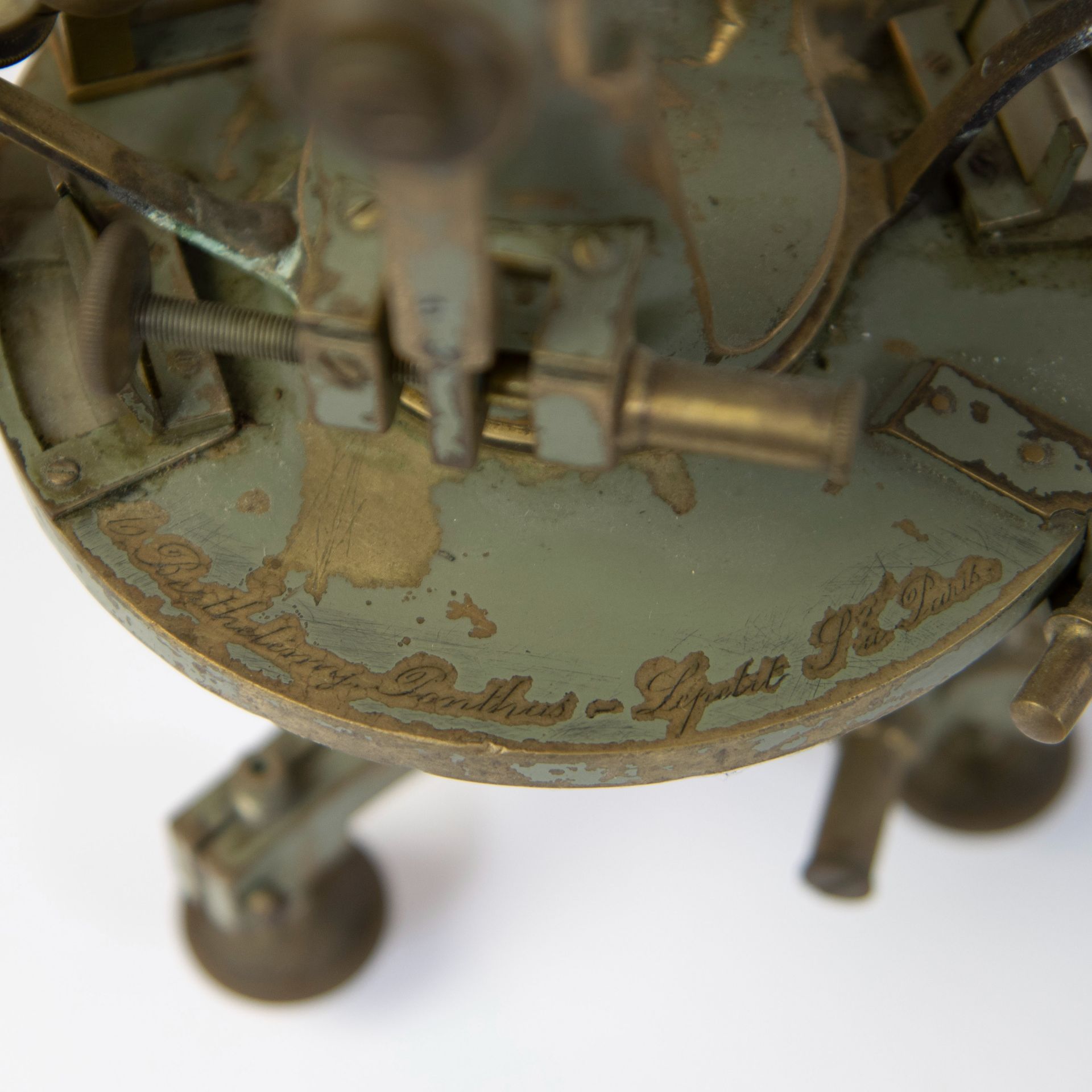 Two topographical instruments in bronze Stanley London and A. Berthelémy Ponthus - Le petit Paris - Image 6 of 6