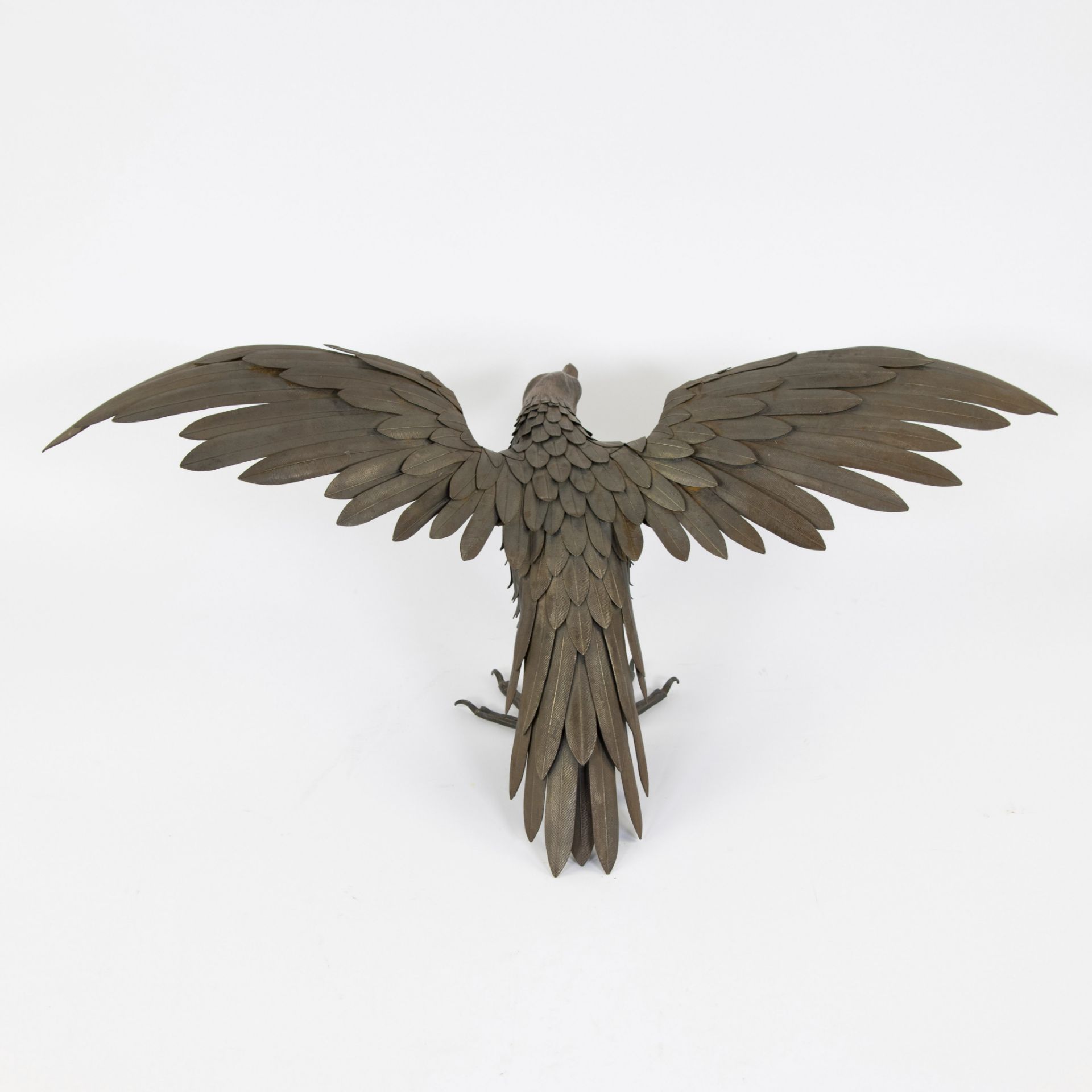 Exceptionally fine wrought iron eagle - Image 3 of 4