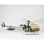 Model helicopter Alouette 2 with KAVAN control system