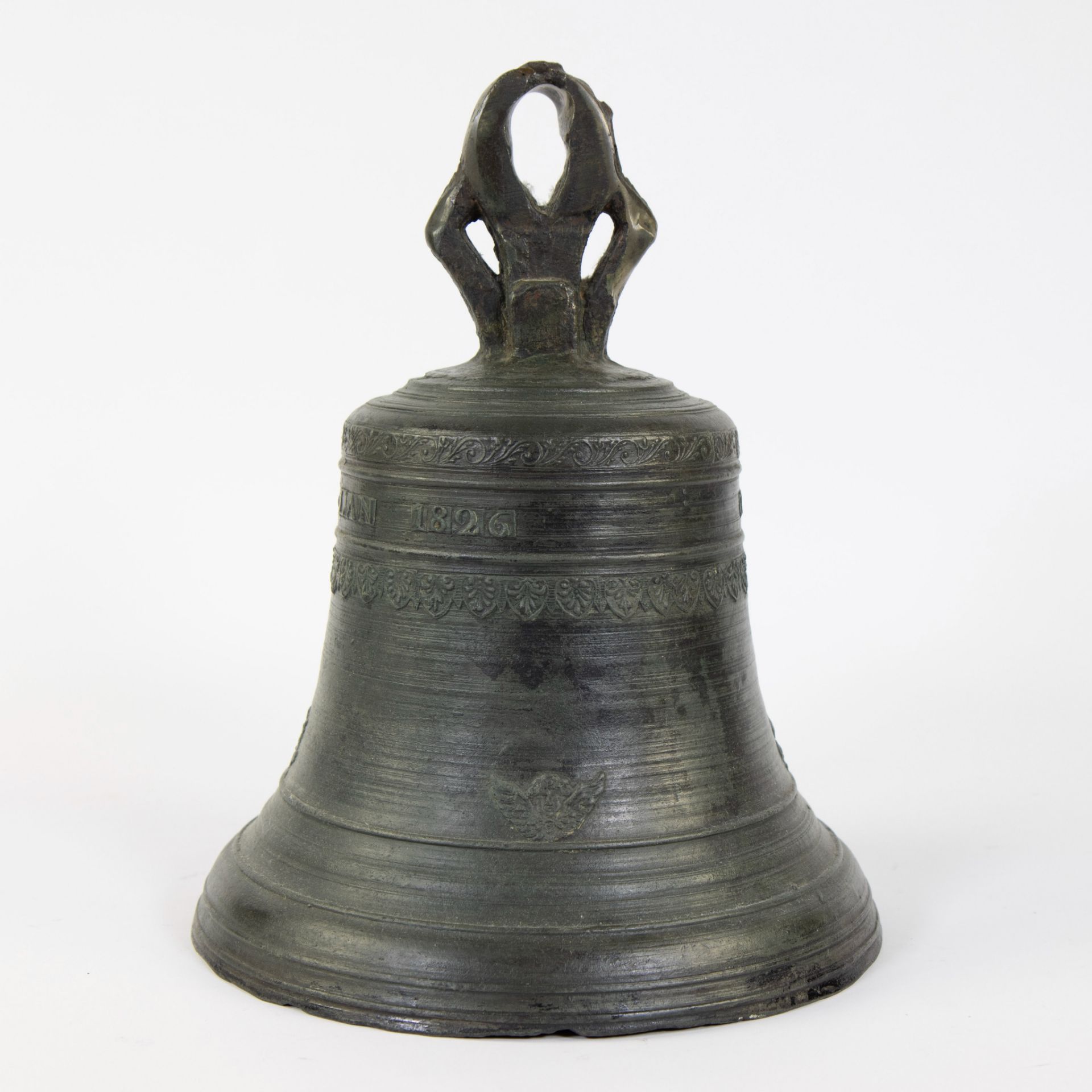 Bronze bell (without clapper) 1826 Delmas Frères à Paris - Image 3 of 5