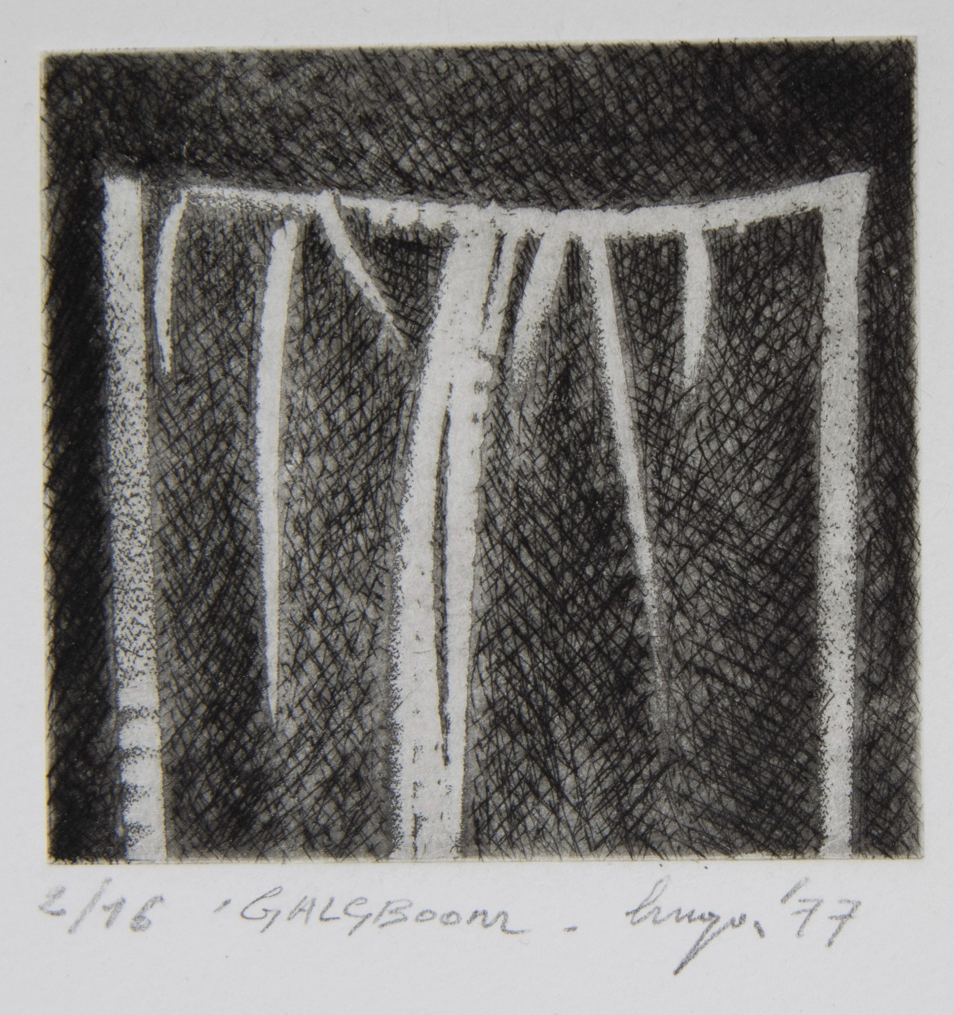 Hugo DE CLERCQ (1930-1996), collection of 3 lithographs titled Hangboom, Galgboom and Untitled. Numb - Image 8 of 11