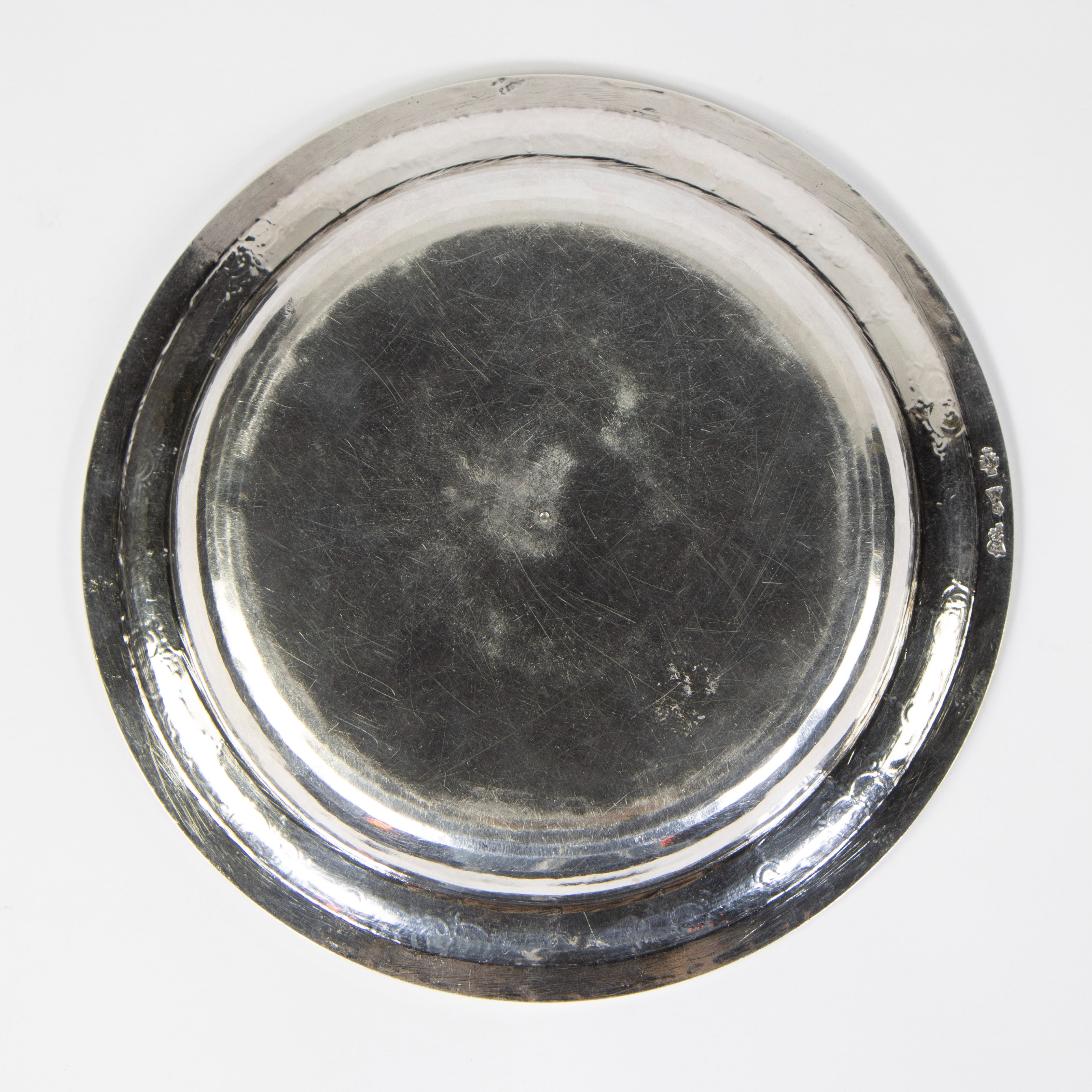 18th century silver plate Paris, engraved, last quarter 18th century - Image 3 of 4