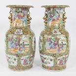 Pair of Chinese Canton vases, 19th century