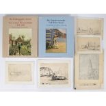 Collection of drawings by Stephan GORUS and two books Dendermondse school