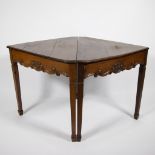 2 Louis Philippe corner tables that can be pushed together