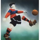 Mackenzie THORPE (1956) Lithography When Grandad Was A Lad, limited edition print, 2003 marked UEFA'