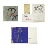 A collection of letters and cards from Jean Brusselmans, Mendelson, Mariën, Niki de Saint Phalle, Sy