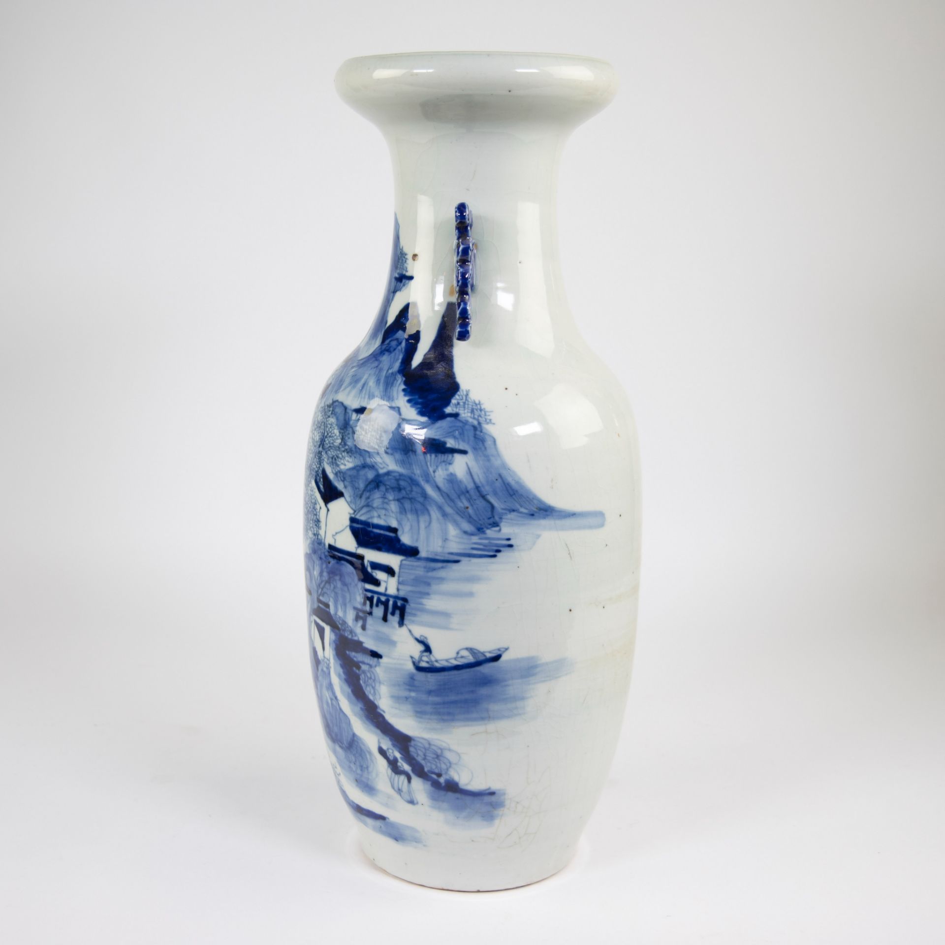 Chinese vase blue/white around 1900 - Image 2 of 6