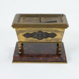 Napoleon III jewellery box in the shape of a billiard, 19th century, rare