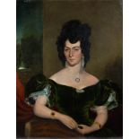 Oil on canvas Ladies portrait 1st half 19th century
