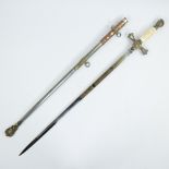 19th century maconic sword marked James Luker 133 Grand Street New York, Herman W. Klein on blade an