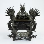 Bronze Japanese incense burner, 19th century
