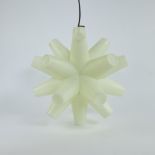 Tom Dixon White fluorescent starlight pendant, designed 1997