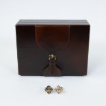 Storage box for Rolex Gold Daytona (marked) and 2 Patek Philippe machette buttons