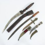 Collection of various swords and daggers