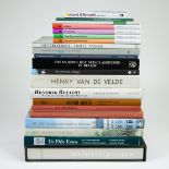 Collection of art books Architecture and art in Belgium