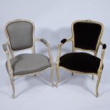 2 Louis XV armchairs