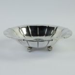 Silver bowl on ball feet, silver 800, marks, 500 grams