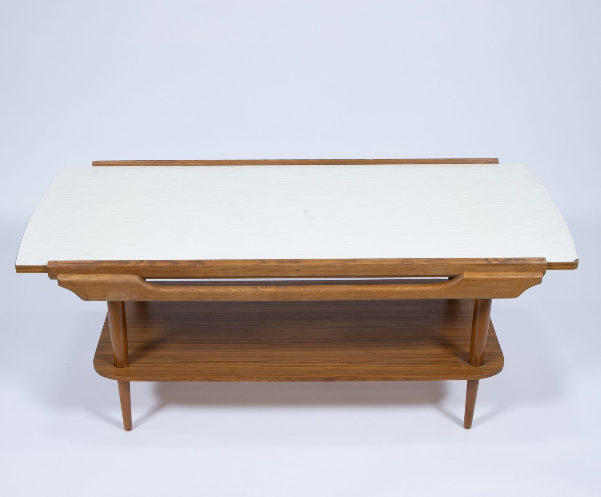 Vintage coffee table with removable top, Scandinavian design, 1960s - Image 2 of 3