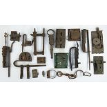 Collection of various items a.o. old locks