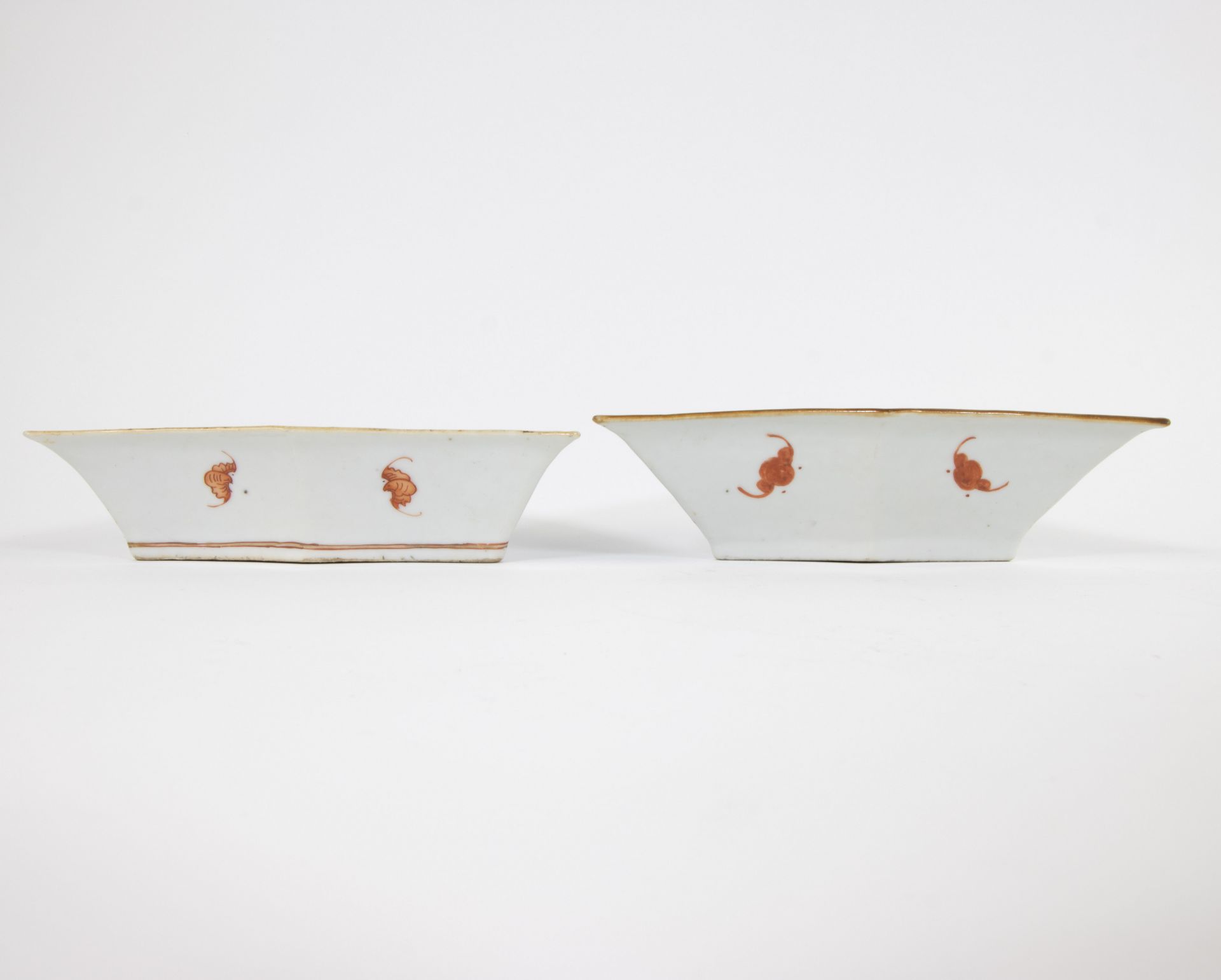 Collection Chinese 2 bowls 1 marked Tongxhi and Imari plate 18th century - Image 6 of 9