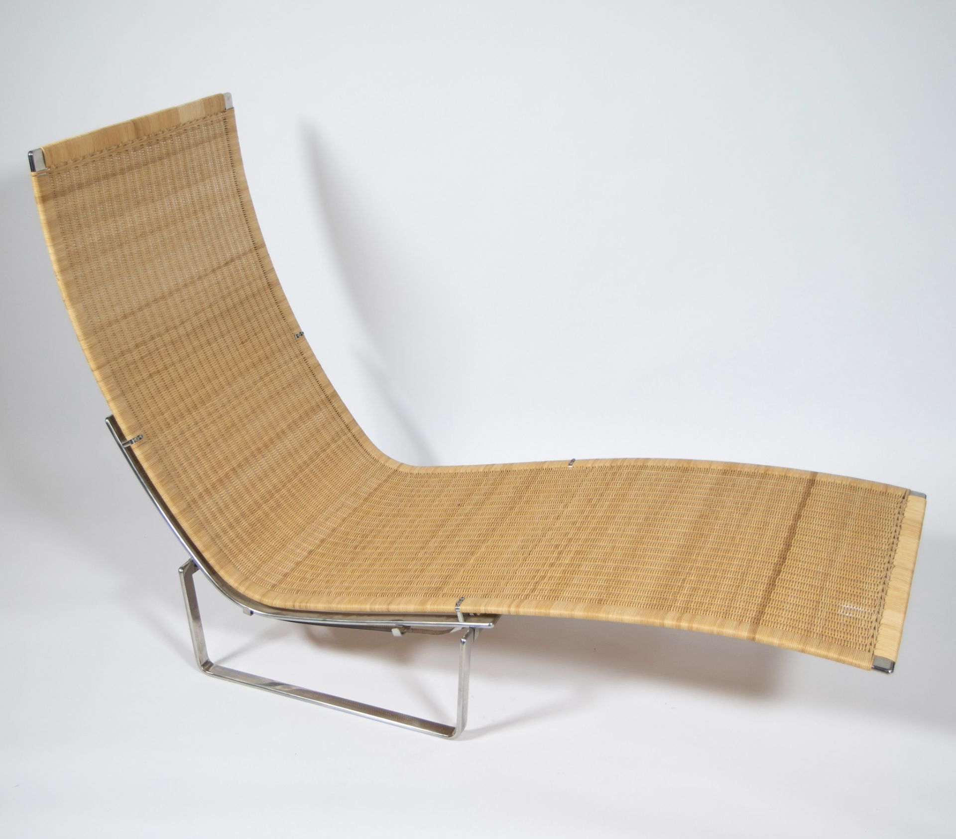 Poul Kjærholm PK24 wicker chaise lounge for Fritz Hansen, Denmark, year 2000