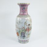 Chinese baluster vase with decoration of immortals