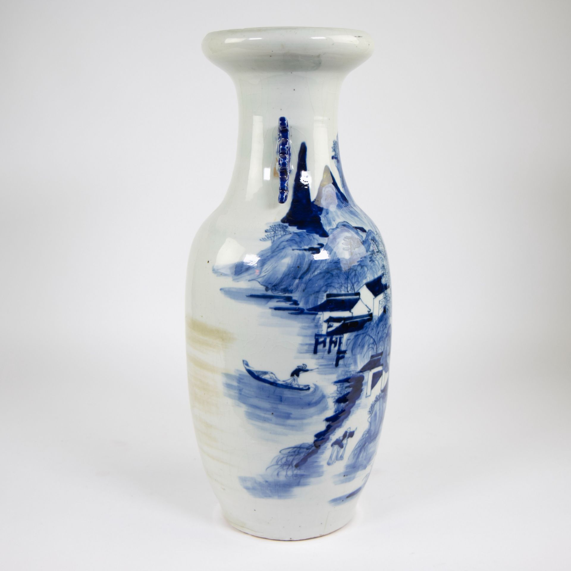Chinese vase blue/white around 1900 - Image 4 of 6