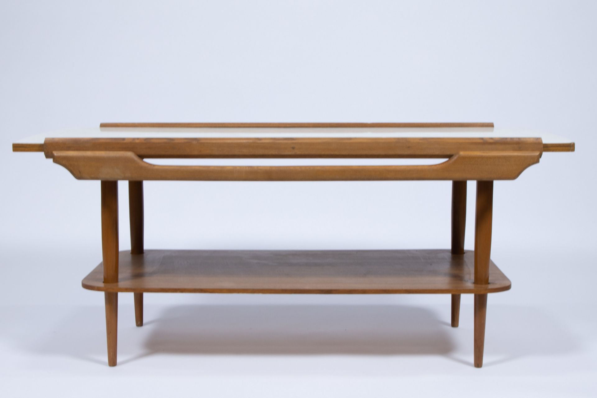 Vintage coffee table with removable top, Scandinavian design, 1960s - Image 3 of 3