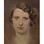 Maurice SIJS (1880-1972), oil on panel Female portrait, signed