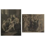 Lucas Vorsterman’s engraving after Rubens, 'Lot and his family leaving Sodom', 1620 and engraving Ho