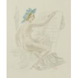 Félicien ROPS (1833-1898), heliogravure Les peintres de la femme on Japanese paper, monogrammed FR