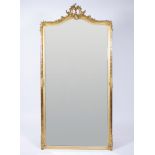 Gilded mirror with cut glass
