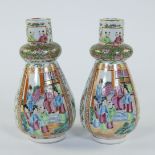 Pair of Chinese Canton vase, 19th century