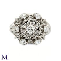 A Diamond Cluster Ring