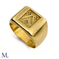 An Antique 18ct Gold Signet Ring