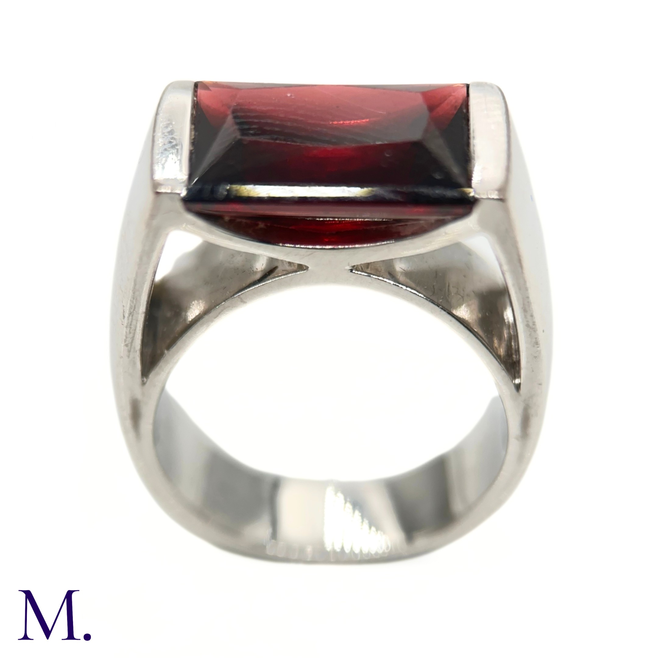 A Garnet Ring by Poiray - Image 4 of 4