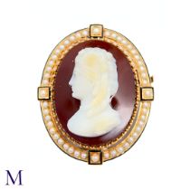 A Fine Hardstone Cameo Brooch