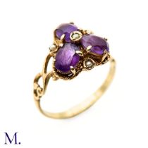 NO RESERVE - An Amethyst and Pearl Ring